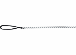 Vodítko Trixie Chain s nylonovou smyčkou - Černé 4 mm