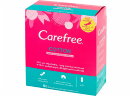 Carefree Carefree Cotton Fresh Scent hygienické vložky - svěží vůně 1 balení - 56 ks