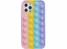 Antistresové pouzdro Samsung S21 Plus růžové/žluté/modré/fialové