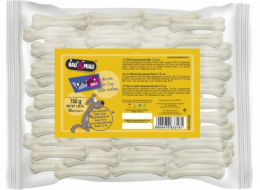 Hau Miau LISOVANÁ KOST BÍLÁ 7,5cm, 50ks/bal., 750g/bal.