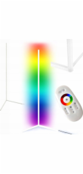 Stojací lampa Mozos MOZOS LC-RGB LED ROHOVÁ STLACÍ LAMPA BÍLÁ