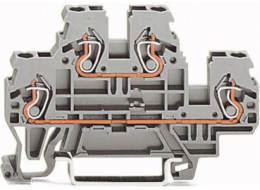 Wago Double-deck konektor 2,5 mm šedý (870-503)