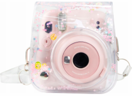 LoveInstant Case Kryt pro Fujifilm Instax Mini 11 / Transparent Flitry Pink