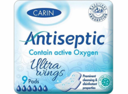 Cairn CARIN_Antiseptic Ultra Wings ultratenké hygienické vložky s křidélky 9 ks