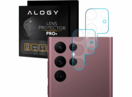 Alogy 2x Ochranné sklo Kryt čočky fotoaparátu Alogy pro Samsung Galaxy S22 Ultra