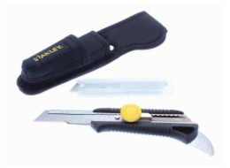 Nůž Stanley 18mm + zlomené čepele + pouzdro (STHT7-10220)