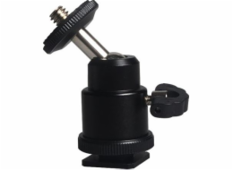 Commlite hlava 3D BALL HEAD s 1/4'' závitem pro hot shoe / saně a 1/4 závitem