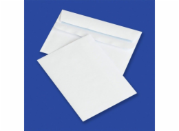 Kancelářské produkty KANCELÁŘSKÉ PRODUKTY samolepicí obálky, SK, C6, 114x162mm, 75gsm, 10ks, bílá