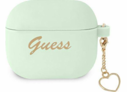 Kryt GUESS Guess GUA3LSCHSN AirPods 3 zelený/zelený Silikonové kouzlo Heart Collection