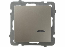 ZSE Ospel SA AS Schodišťový vypínač s podsvícením saténovým světlem LP-3GS/m/45