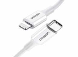 Ugreen USB-C - Lightning kabel 0,25 m Bílý (6957303867462)