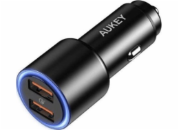 AUKEY CC-Y17S LED USB-A nabíječka do auta 36W