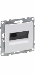 SUNO Single počítačová zásuvka RJ45 cat 5e UTP bílá 721150