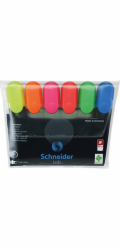 Schneider Highlighter Job 6 kusů, mix barev