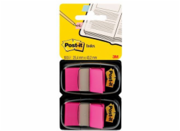 Post-it Indexovací záložky 680-BP2EU jasně růžová, 25x43mm, 2x50ks (3M0098)