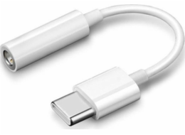 USB adaptér USB-C – Jack 3,5 mm bílý (30422)