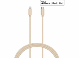 Kanex USB-C – Lightning kabel 1,2 m zlatý (36322-uniw)