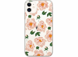 Pouzdro Babaco BABACO FLOWERS PRINT 014 IPHONE 12 MINI TRANSPARENT BOX