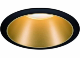 Paulmann Vestavné svítidlo Cole Coin 3cestné stmívatelné LED 1x6,5W 2700K 230V Černá/Zlato-Mat /Plast