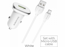 Borofonová nabíječka 1x USB-A 3A (BFO-BZ12A-MW)