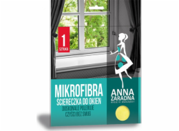 Anna Zaradna Utěrka na okna z mikrovlákna ANNA ZARADNA, 1 ks, žlutá