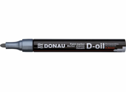 Donau DONAU D-Oil olejový popisovač, kulatý, 2,8 mm, stříbrný