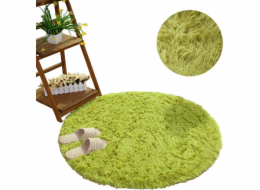 Strado Kulatý koberec Shaggy Strado 80x80 GreenGrass (Green), univerzální