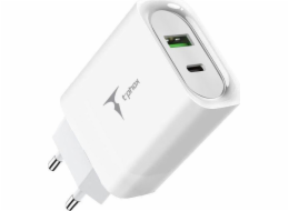 Nabíječka T-Phox SÍŤ T-PHOX STUDY SÉRIE T-PP07 47W USB/USB-C BÍLÁ