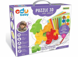 Wader Puzzle Zoo 3D Divoká zvířata