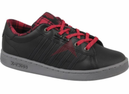 Dětské boty K-Swiss Hoke Plaid, černé, vel. 35,5 (85111-050)