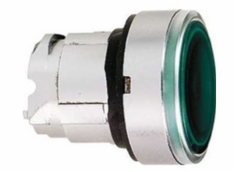 Pohon Schneider Electric Button, podsvícení s vratnou pružinou, zelená ZB4BW333