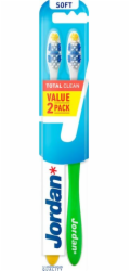 Jordan Total Clean zubní kartáček měkký 1 balení - 2 kusy - 1256140320