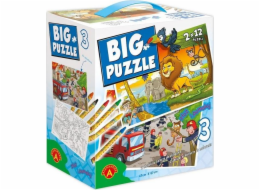 Alexander Big Puzzle 3 Africká zvířata a ALEX Guard