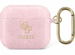 Guess Guess GUA3UCG4GP kryt AirPods 3 růžový/růžový Glitter Collection