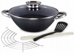 Pánev Kamille wok, litina, 26 cm