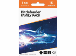 Bitdefender 15 zařízení 12 měsíců (PLBITDBS04)