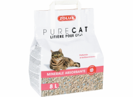 Stelivo Zolux PURECAT, savé, parfemované, antibakteriální, 8 l