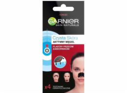 Garnier Skin Naturals náplasti proti černým tečkám s aktivním uhlím 4 ks