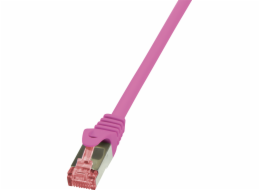 LogiLink CAT 6 Patchcord S/FTP PIMF růžový 3M (CQ2069S)