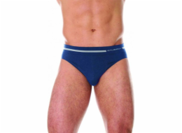 Brubeck Pánské slipy COMFORT WOOL BE10050 tmavé džíny, velikost XL