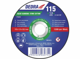 Dedra Shield 125x1,5x22,2mm na řezání kamene - F13422