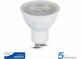 V-TAC SAMSUNG LED žárovka VT-247 SAMSUNG CHIP 6,5W GU10 3000K 480lm A+ 110 st. 192