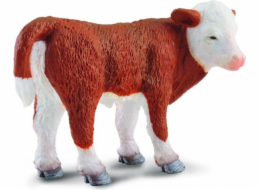 Collecta figurka stojící tele, plemeno Hereford, velikost S