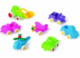 Viking Toys Vehicles Mini Chubbies Fun Colours 7 ks. rozdílné barvy