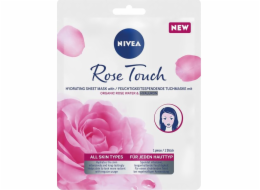 Nivea Nivea Rose Touch intenzivně hydratační maska s organickou růžovou vodou a kyselinou hyaluronovou | DOPRAVA ZDARMA OD 250 PLN