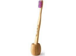 Humble Brush Ekologický bambusový stojan na manuální zubní kartáček vyrobený z bambusového dřeva