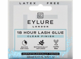 Eylure EYLURE_18 Hour Lash Glue Clear Finish bezbarvé lepidlo na řasy bez latexu 4,5 ml