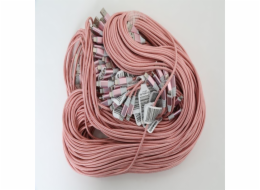 Omega USB - LIGHTNING USB kabel, 1,5A, 2m, růžové zlato (44182)
