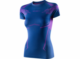 Brubeck SS13690 DRY dámské tričko s krátkým rukávem džíny/fialové S