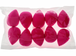 PONTE PONTE Sada houbiček na make-up - Tmavě růžové, 1 balení - 10 ks